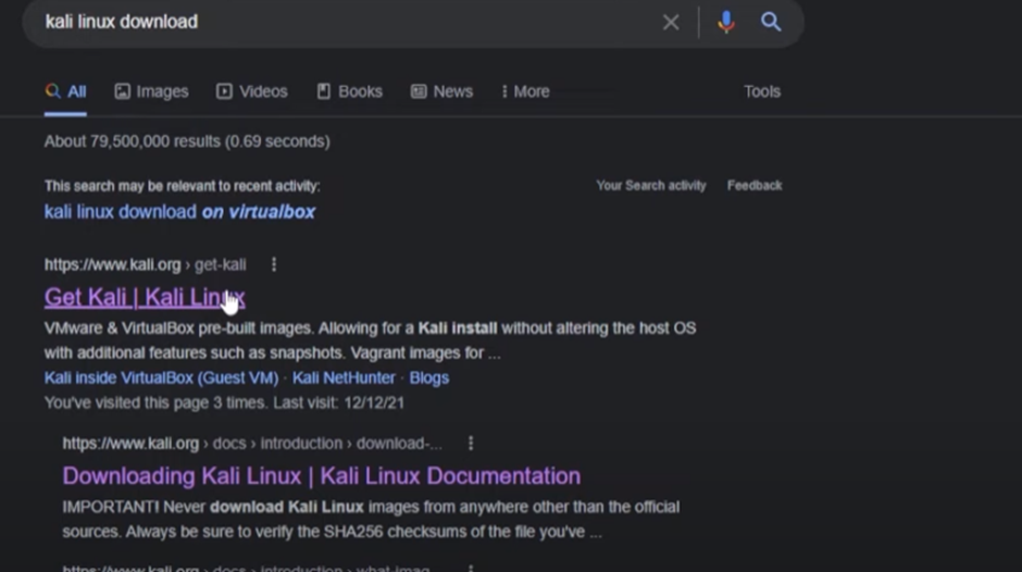 Kali Linux Download